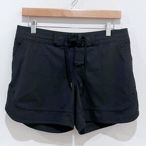 Prana Ebelie Short Hybrid Solid Black Breathable Athletic Size S